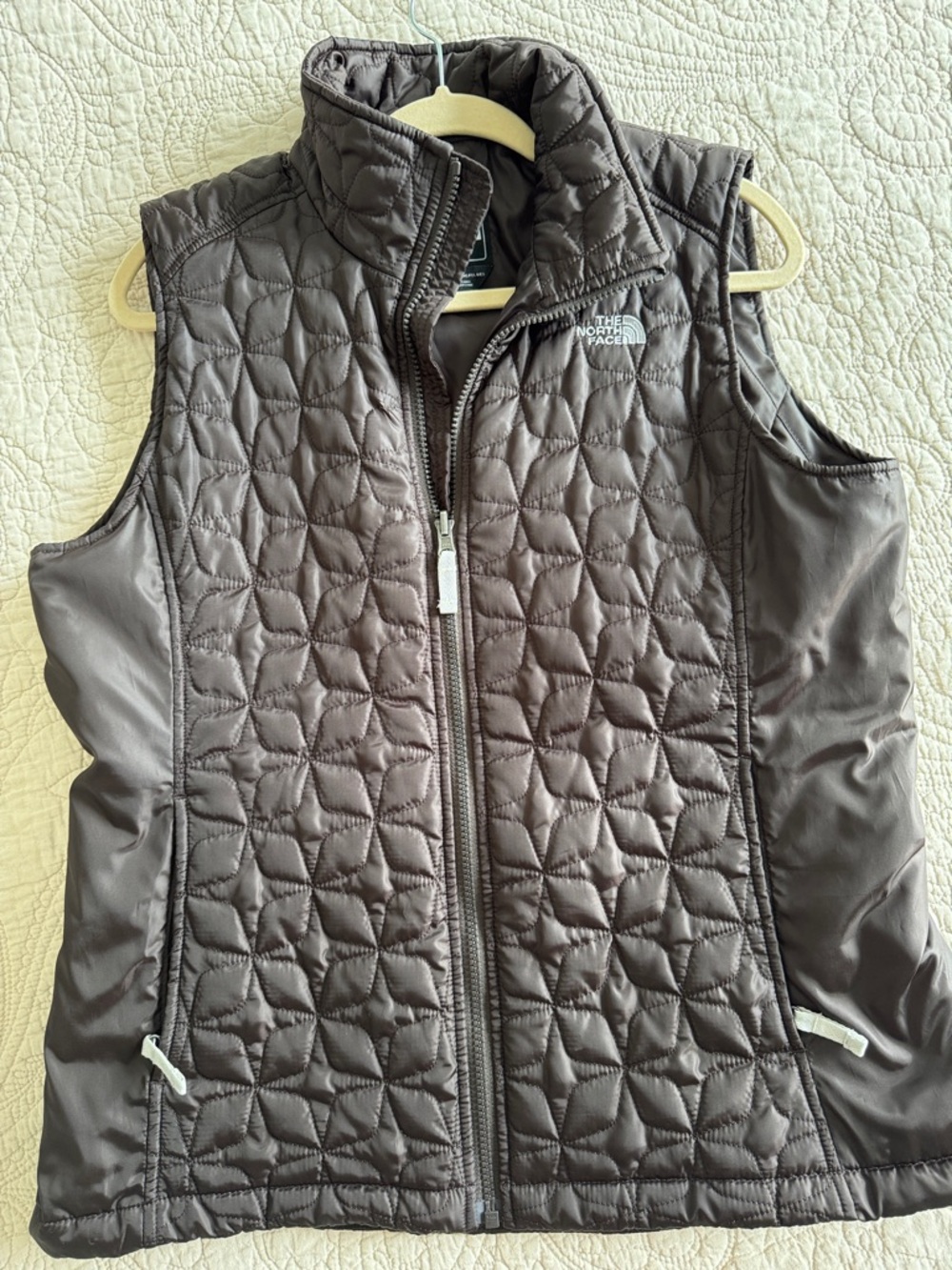 The North Face Brown Quilted Vest